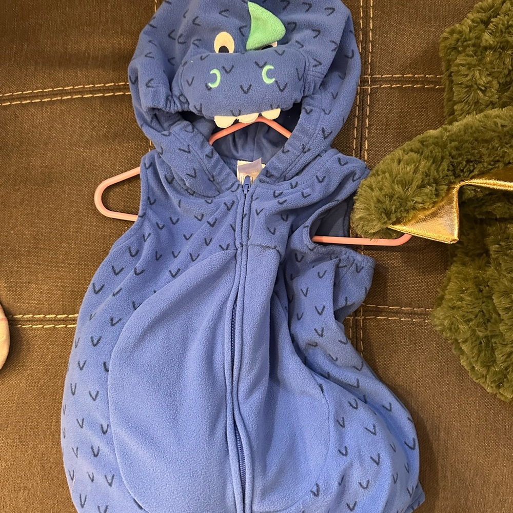 Carter's Blue Dinosaur costume